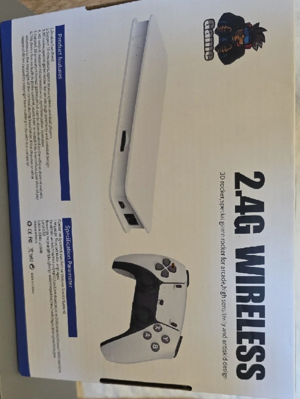 Wireless Gaming Console Charger Stand - White
